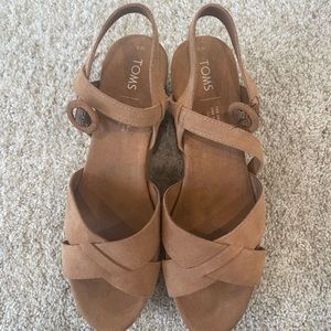 Toms willow platform sandal